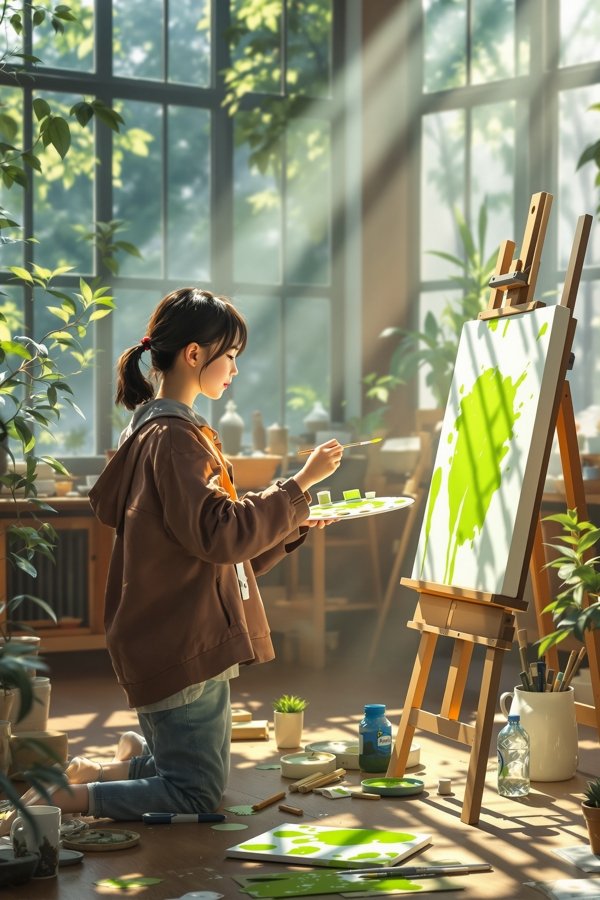 画室的午后阳光 - 香蕉视频app下载青春校园剧海报